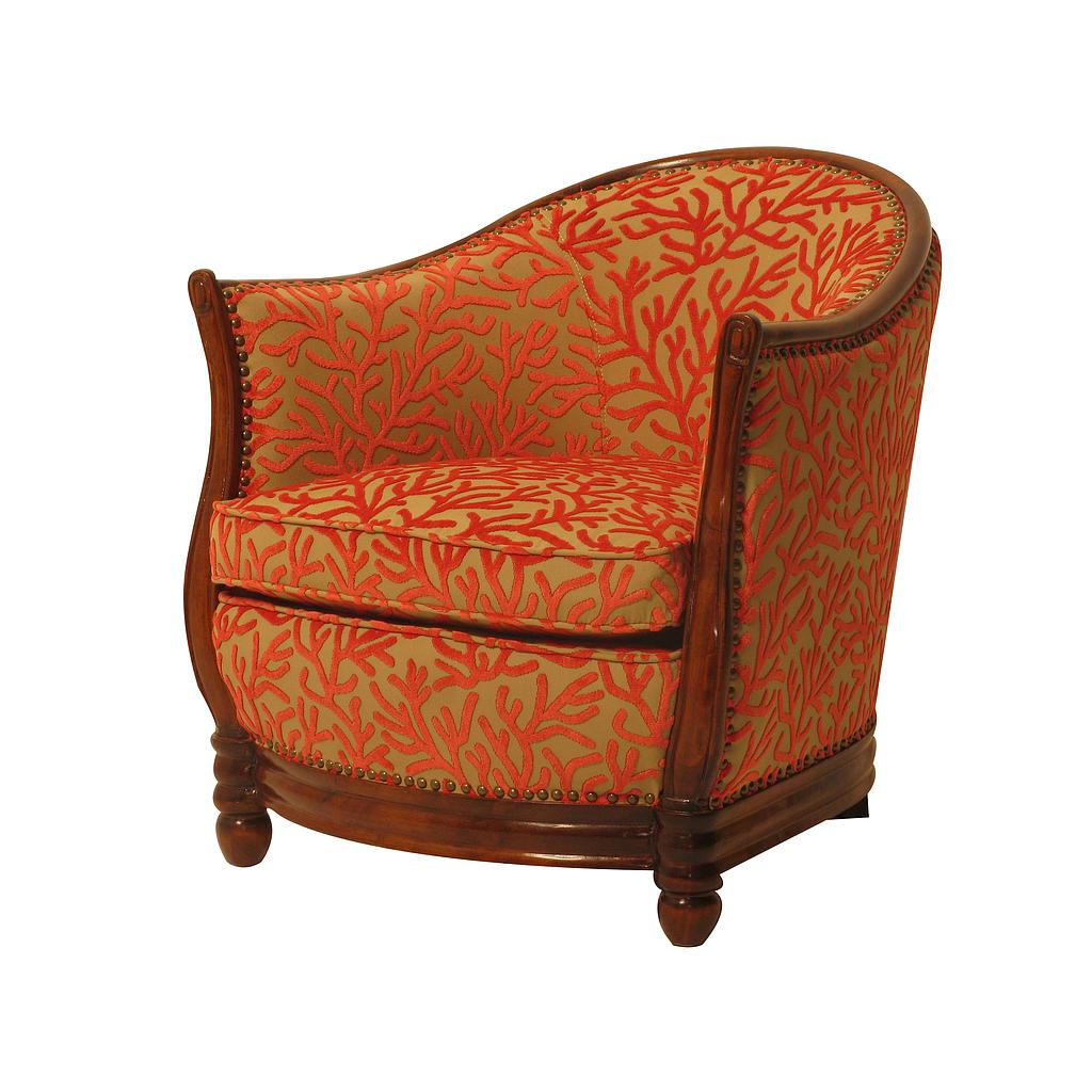 Hillary velvet arm chair