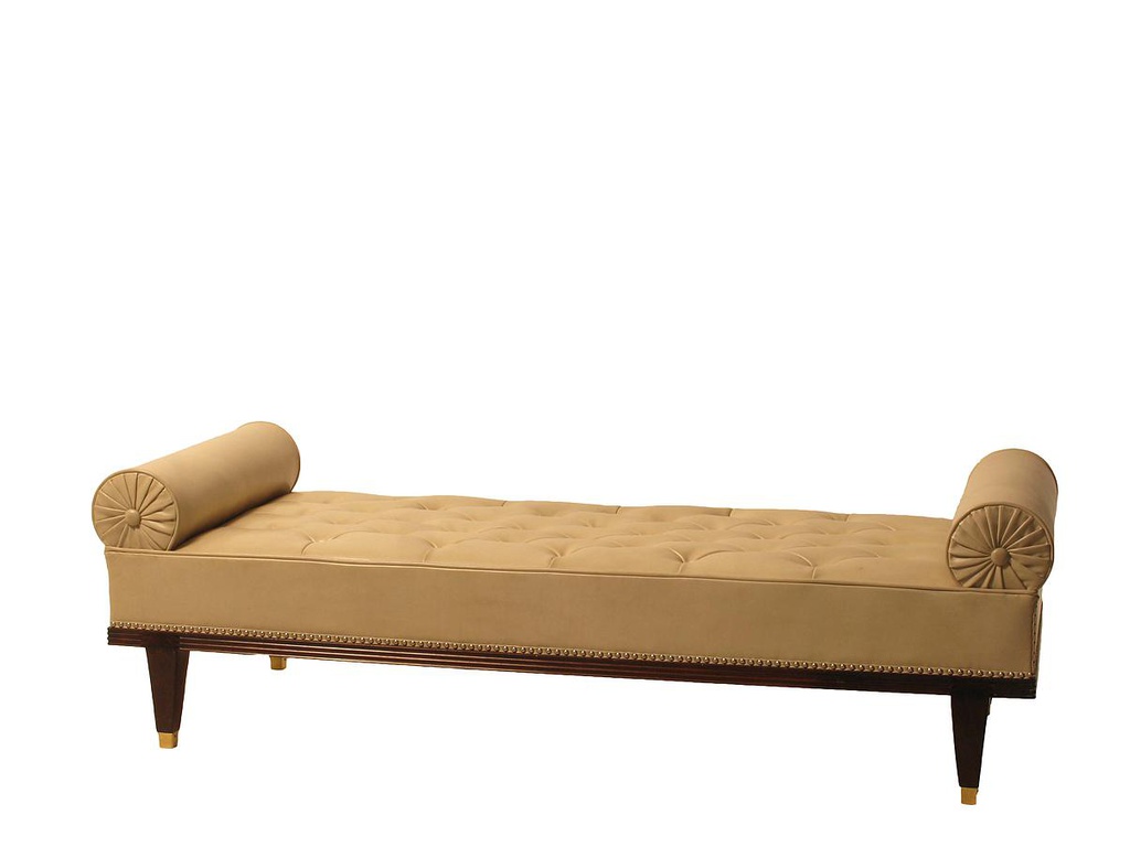 CHL180 Long bench - leather